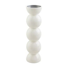 Load image into Gallery viewer, White Laquer Candlestick Set

