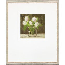 Cheryl Connelly White w/Brown Floral Prints