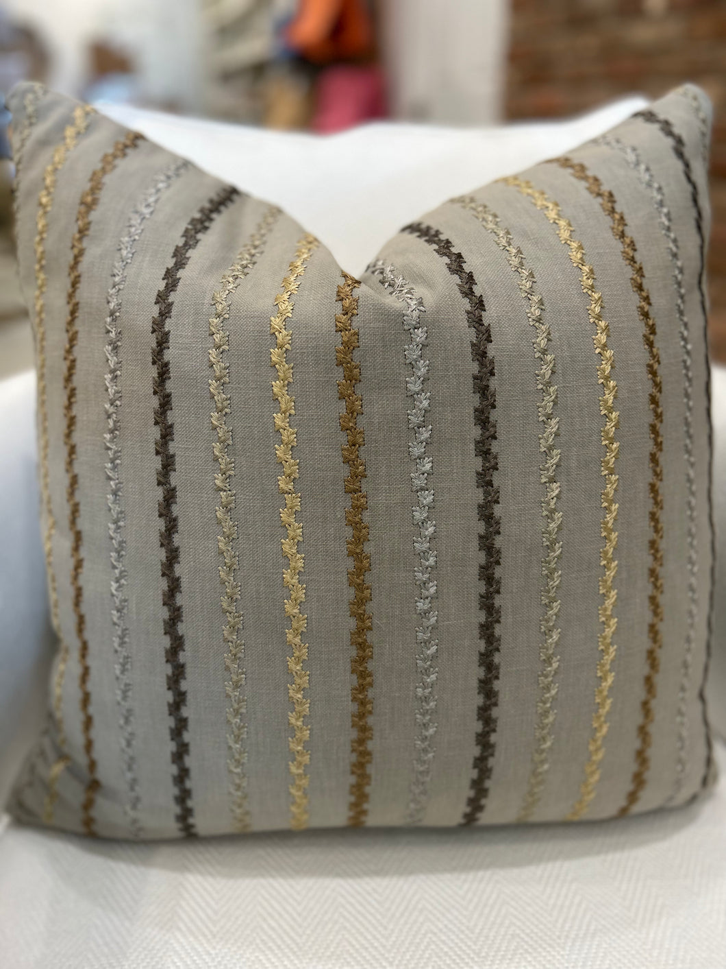Autumn Stripe Pillow