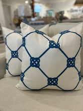 Load image into Gallery viewer, Blue Knot Pillow
