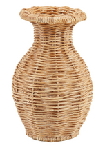 Load image into Gallery viewer, Resin Basket Weave Vase
