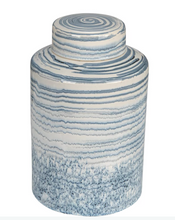 Load image into Gallery viewer, Stoneware Striped Ginger Jar
