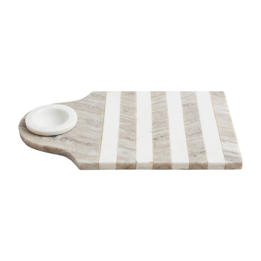 Striped Marble Dip and Board Set