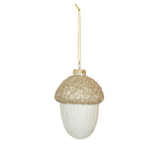 Load image into Gallery viewer, Mercury glass acorn ornament
