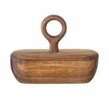 Load image into Gallery viewer, Acacia Wood Divided Container w/ Lid
