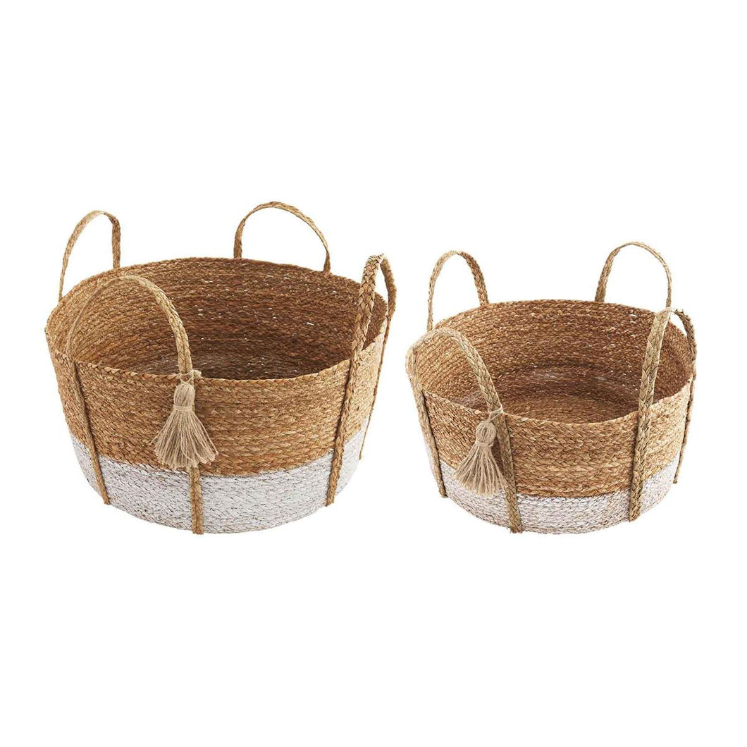Painted Seagrass Basket