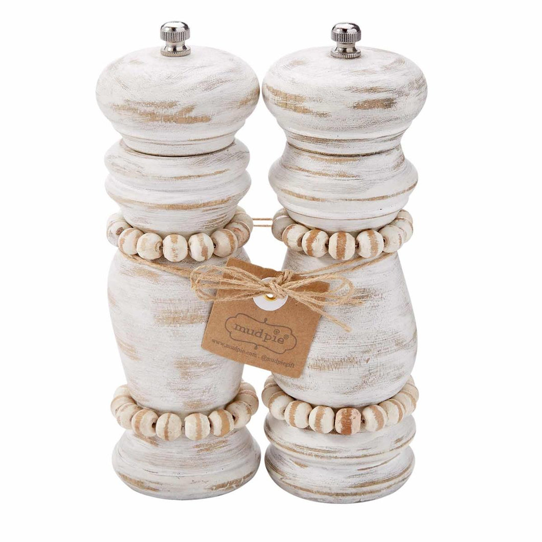 Beaded Salt & Pepper Grinder Set