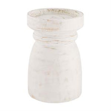 Load image into Gallery viewer, White Washed Candlestick
