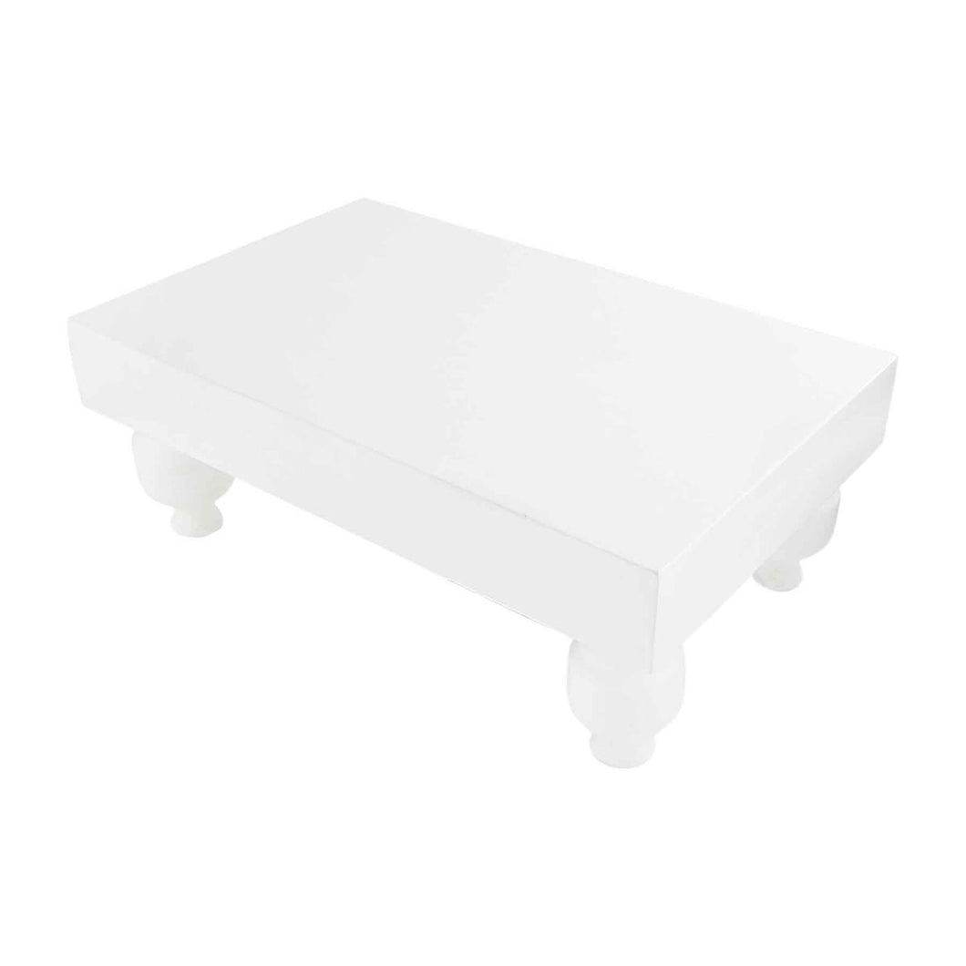 White Serving Stand