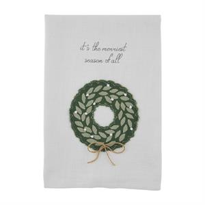 Christmas Knot Applique Towel