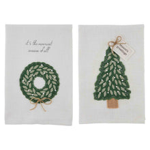 Load image into Gallery viewer, Christmas Knot Applique Towel
