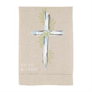 Painted Cross Hand Towel