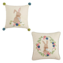 Load image into Gallery viewer, Bunny Embroidered Pillows
