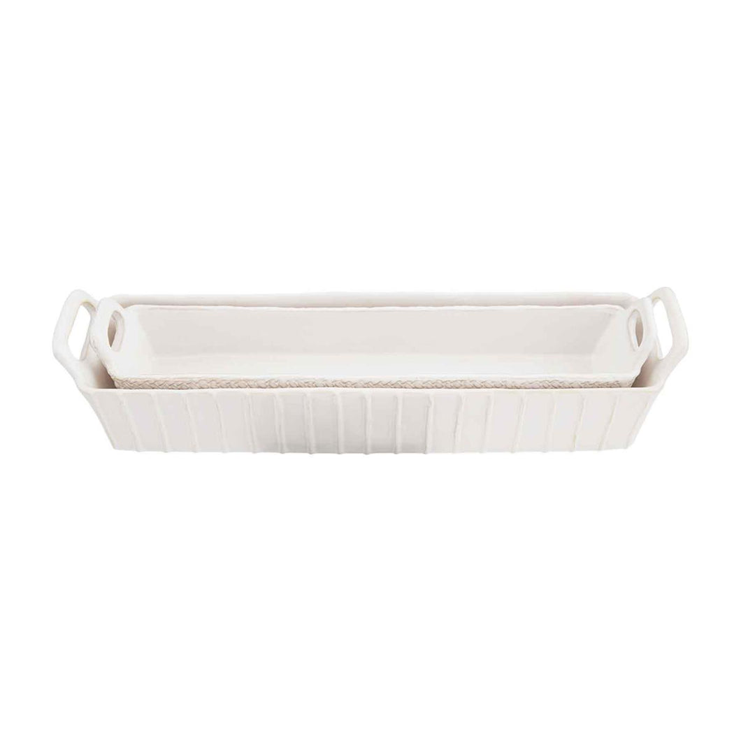 Textured Cracker Dish