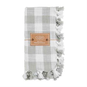 Gingham Check Napkin Set
