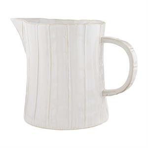 Textured Stoneware Pitcher