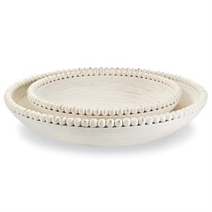 White Beaded Bowl