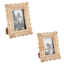 Load image into Gallery viewer, Scalloped Woven Frame
