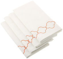 Load image into Gallery viewer, Tangerine Embroidered Napkins
