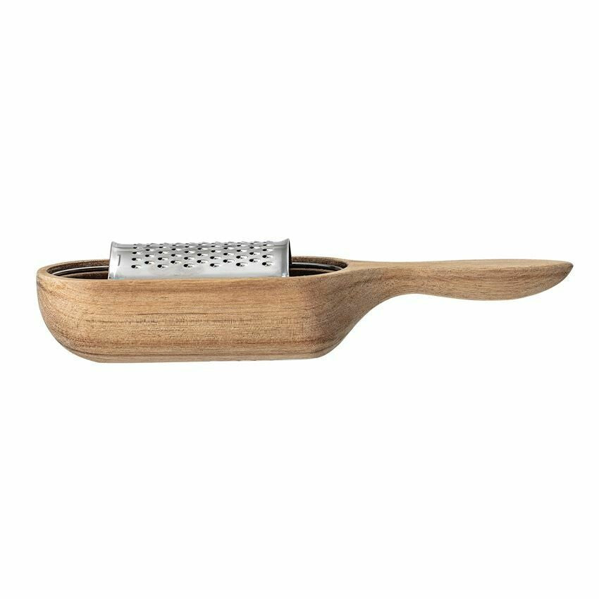 Acacia wood stainless steel grater
