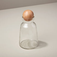Load image into Gallery viewer, Glass and Mango Wood Decanter
