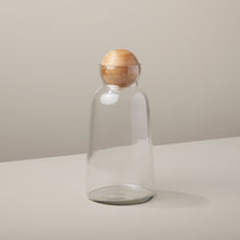 Load image into Gallery viewer, Glass and Mango Wood Decanter
