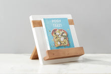 Load image into Gallery viewer, White Mod ipad/cookbook Holder
