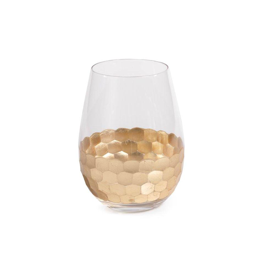 Gold Leaf Glassware