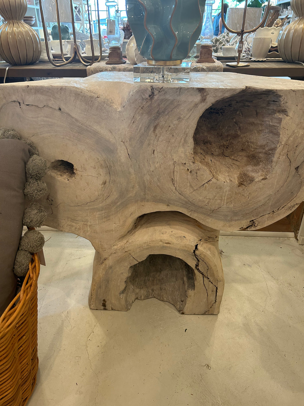 Teak Root Console