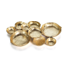 Load image into Gallery viewer, Cluster of Serving Bowls, Gold

