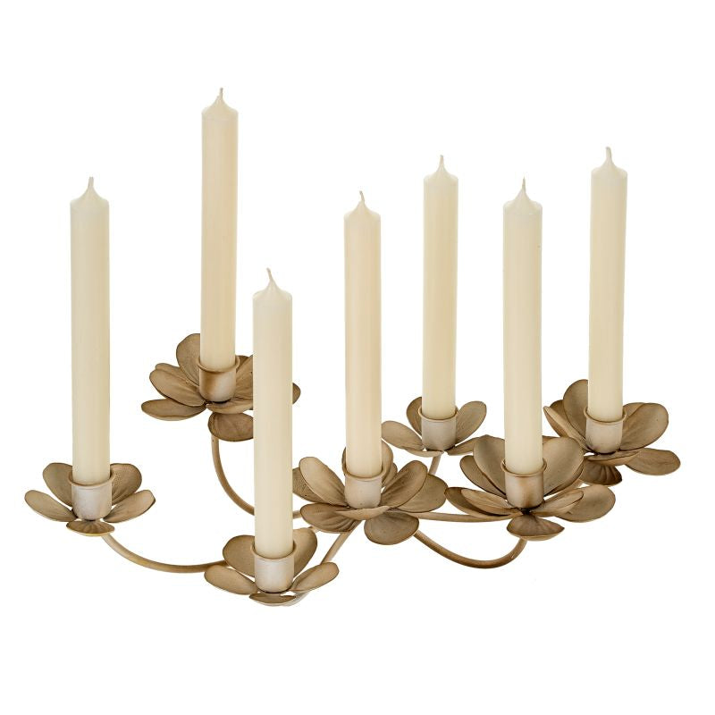 Bloom Candleabra Gold