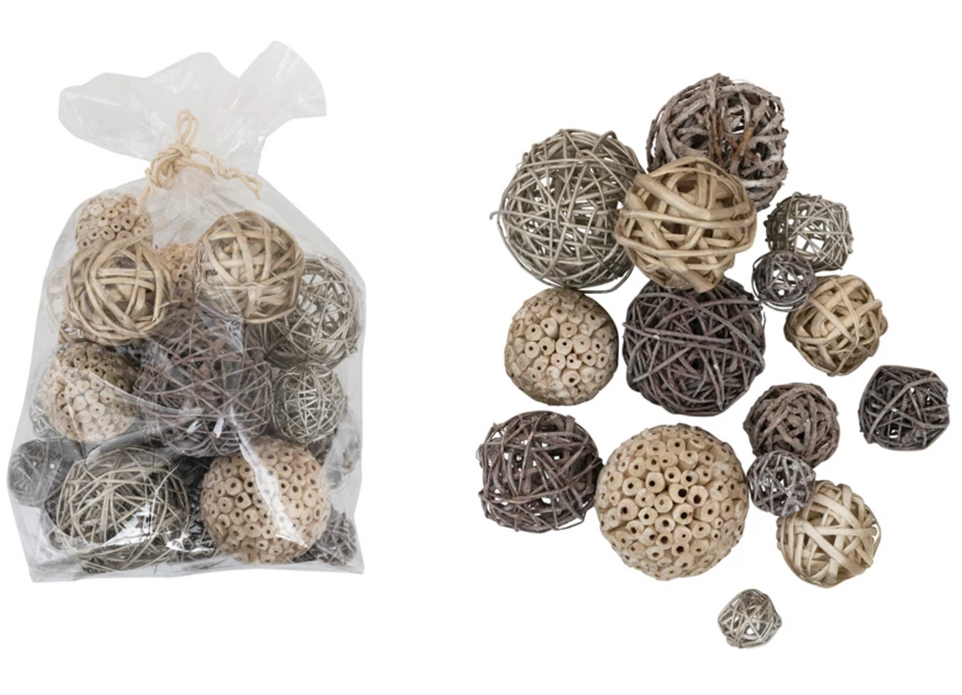 Dried Natural Ball Mix in Bag