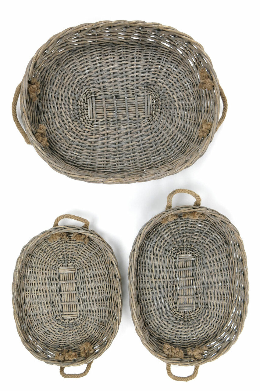 Oval Willow Wall Basket