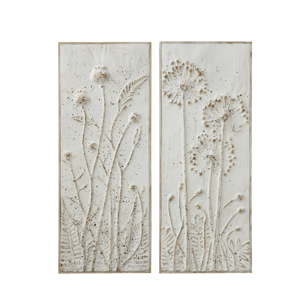 Distressed Flower Wall Decor