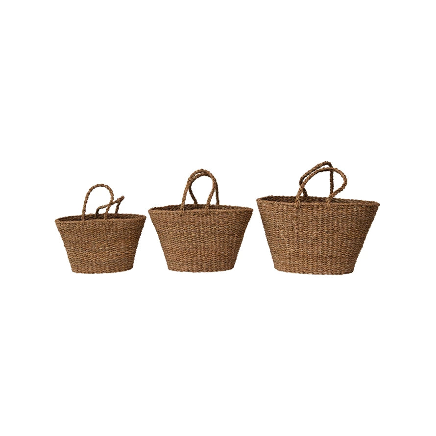 Handwoven Seagrass Tote