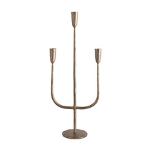 Load image into Gallery viewer, Antique Brass Taper Holder
