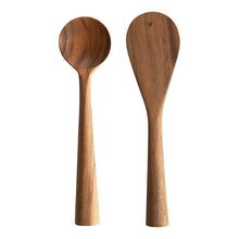 Load image into Gallery viewer, 12&quot;H Acacia Wood Standing Spatula or Spoon
