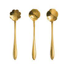 Stainless Flower Spoons s/o 3