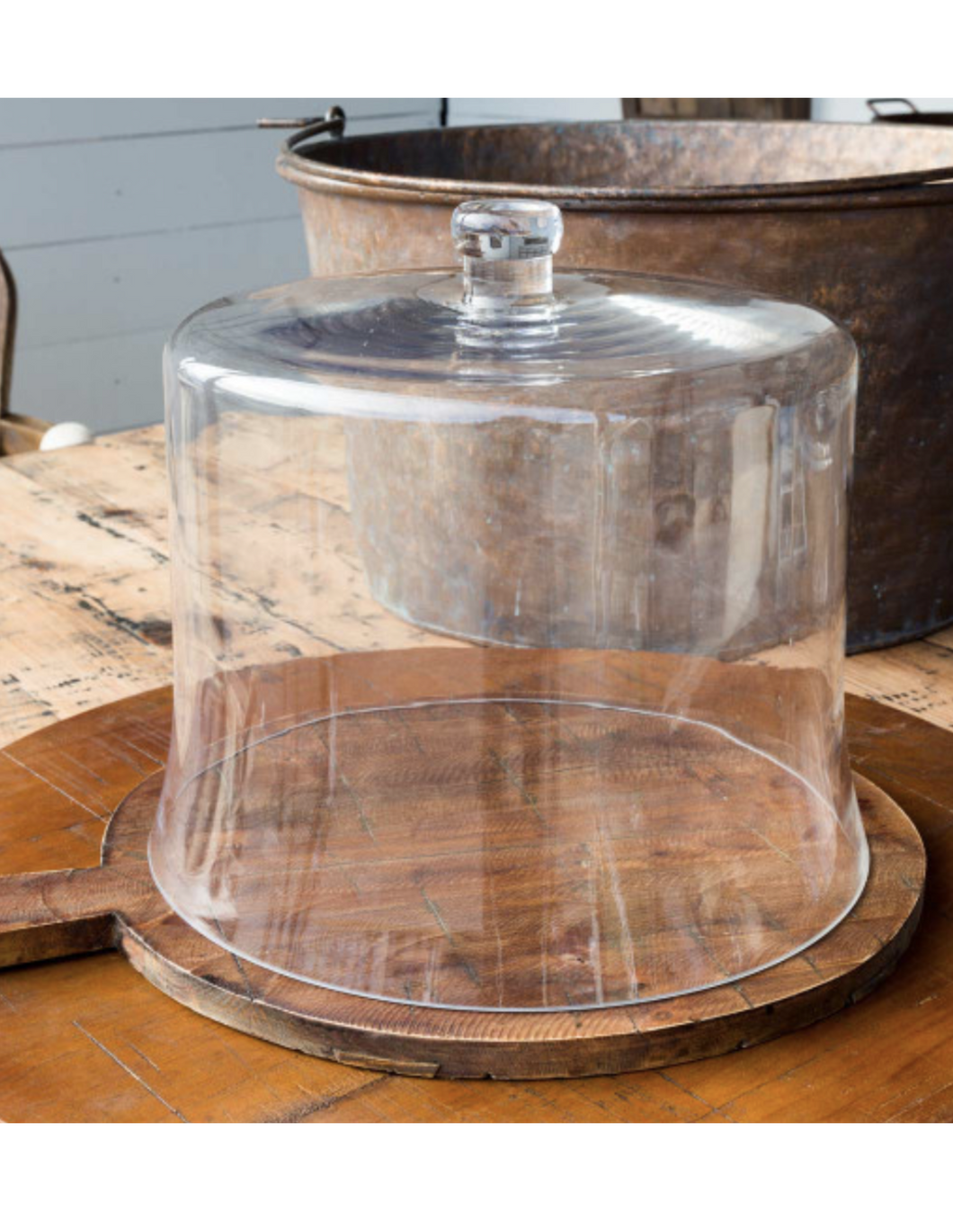Estate Glass Cloche