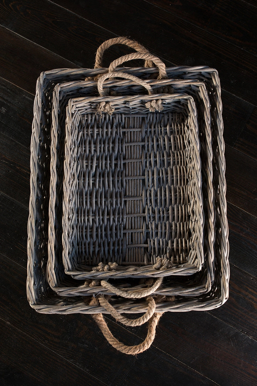 Rectangle Willow Wall Basket