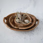 Load image into Gallery viewer, Teak Wood Bowls with Handles
