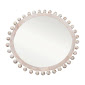 Whitewashed Beaded Mirror