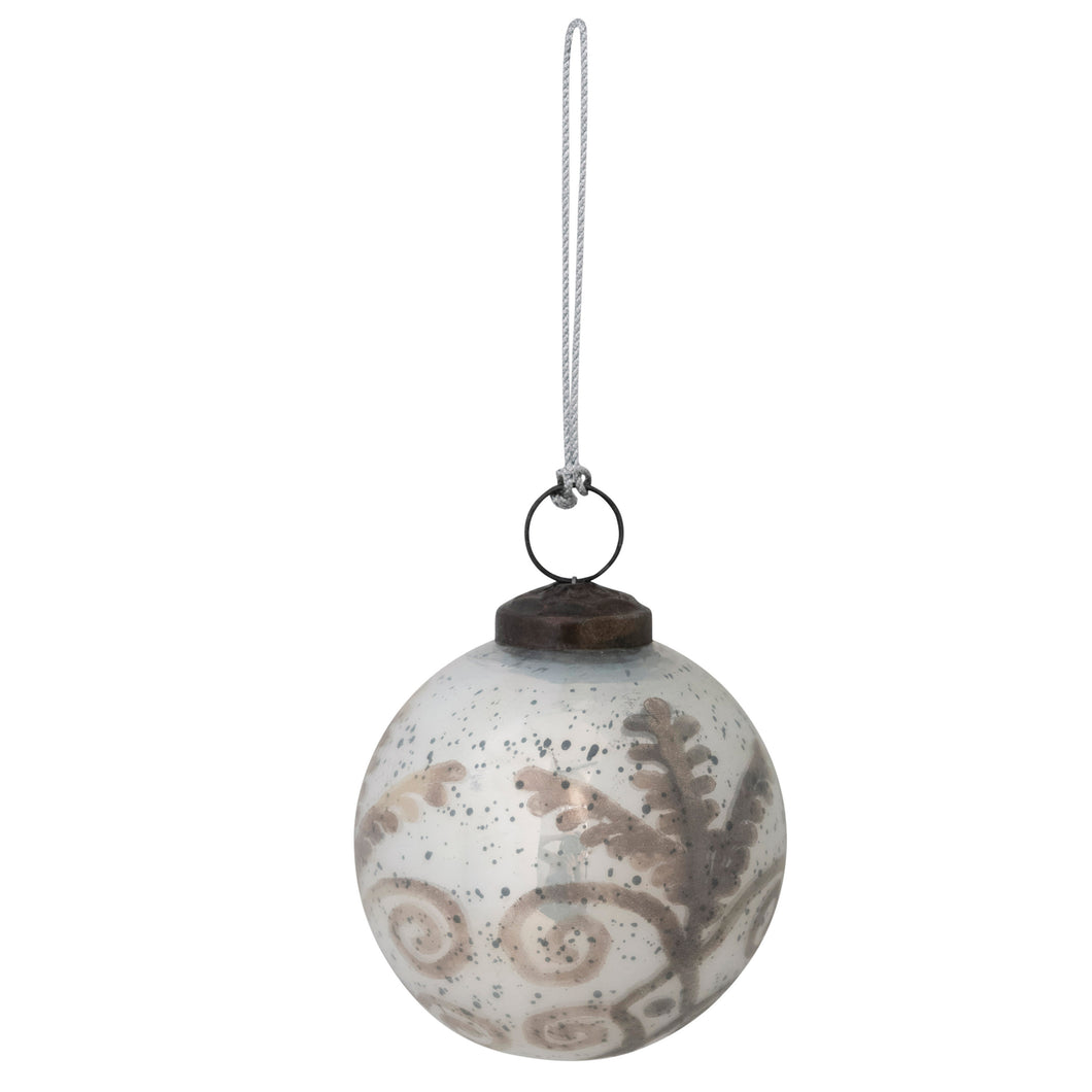 Mercury Glass Pewter Ornament