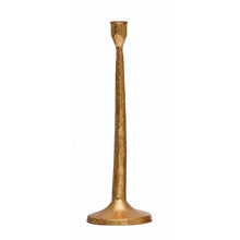 Load image into Gallery viewer, Gold Cast Iron Taper Holder
